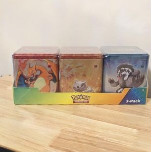 Pokemon TCG 3 Stacking Tins - Sealed